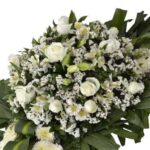 arreglo floral blanco